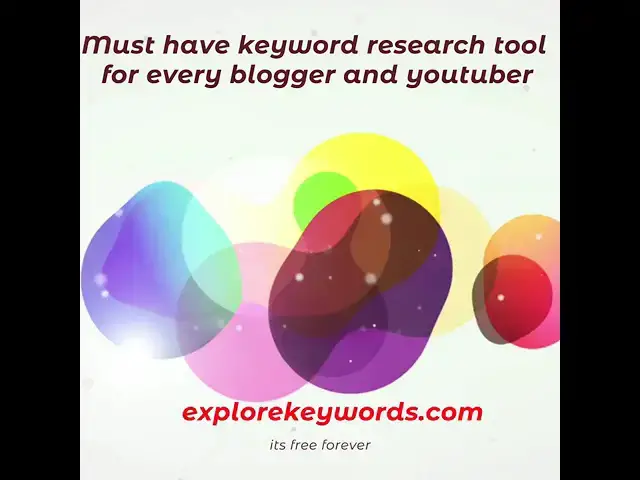 'Video thumbnail for Free Keyword Research tool'