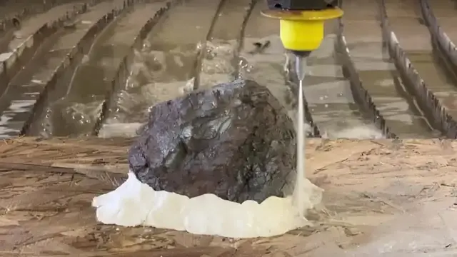 'Video thumbnail for Meteorite Analysis: Space Rock Cutting, Sanding, and Etching'