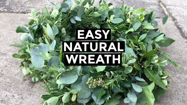 'Video thumbnail for How To Make Christmas Wreath From Scratch | Easy NATURAL Christmas Wreath'