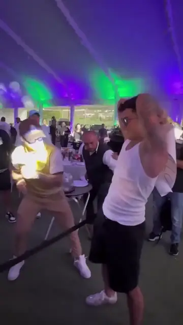 'Video thumbnail for Canelo Punches Fan'