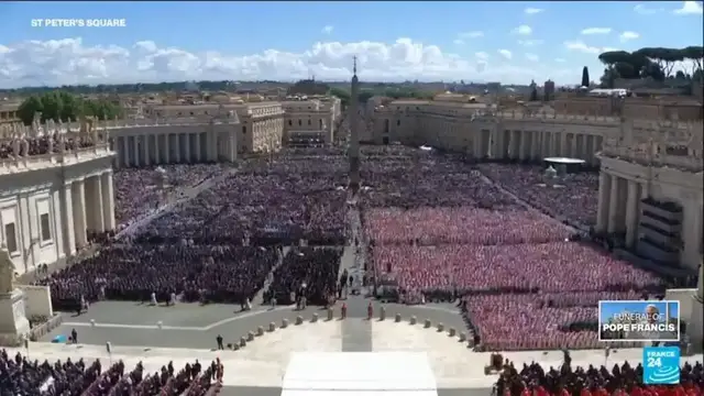 'Video thumbnail for REPLAY - Full coverage of the Pope Francis' funeral Mass in St. Peter's Square'