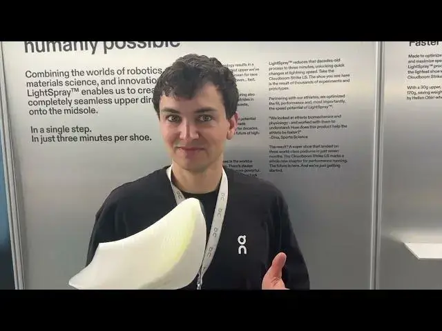 'Video thumbnail for The Evolution of ON Running LightSpray & Robot Made Shoe in 3 minutes!'