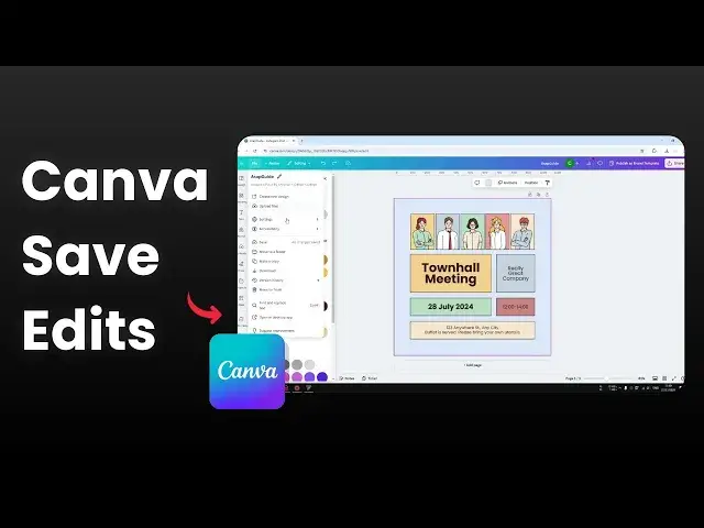 'Video thumbnail for How to Manually Save Edits on Canva'
