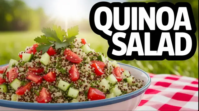 'Video thumbnail for Quinoa Tabbouleh Salad'