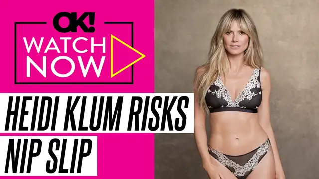 'Video thumbnail for Heidi Klum, 52, Nearly Has a Nip Slip in Tight Black Dress While Promoting New 'Project Runway' Season: Photos'