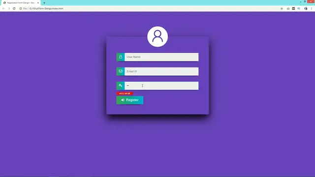 'Video thumbnail for How To Create Form With Password Strength Using HTML CSS And jQuery'