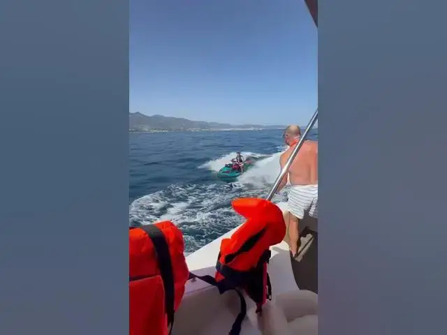 'Video thumbnail for David Bentley's one-handed jetski beer catch'