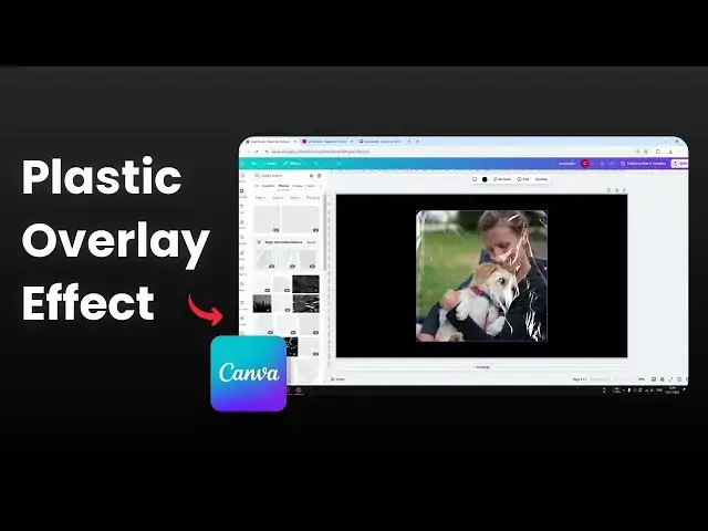 'Video thumbnail for How to Create a Plastic Overlay Effect in Canva'