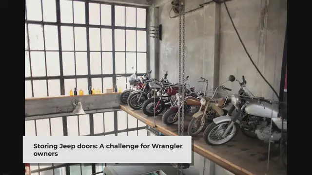 'Video thumbnail for How to Hang Jeep Doors in Garage | 3 Best Methods (2024)'