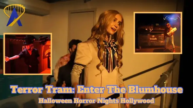 'Video thumbnail for Terror Tram: Enter the Blumhouse at Halloween Horor Nights Hollywood 2024'