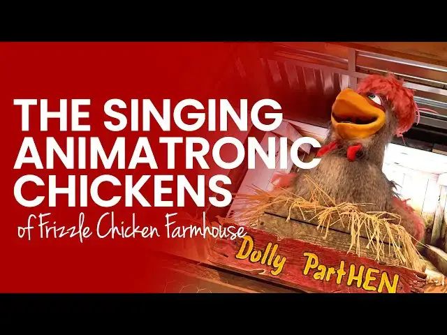 'Video thumbnail for Frizzle Chicken Farmhouse Animatronic Chickens Sing "Let It Go" in Pigeon Forge, Tennessee'