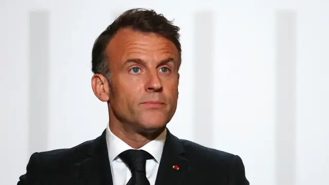 'Video thumbnail for Netanyahu challenges Macron's plan to recognize Palestinian state'