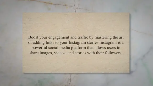 'Video thumbnail for How to Add Links to Instagram Story: A Comprehensive Guide 2023'