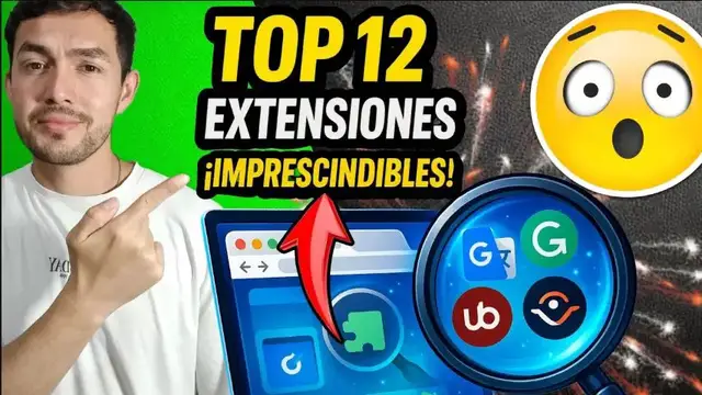 'Video thumbnail for Estas 12 extensiones harán tu navegador increíble'