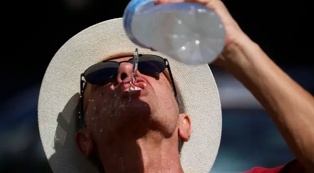 'Video thumbnail for Europe swelters as heatwave breaks records and becomes 'new normal''