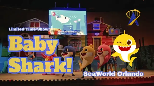 'Video thumbnail for All-New Exclusive Baby Shark Mini Live Show at SeaWorld Orlando'