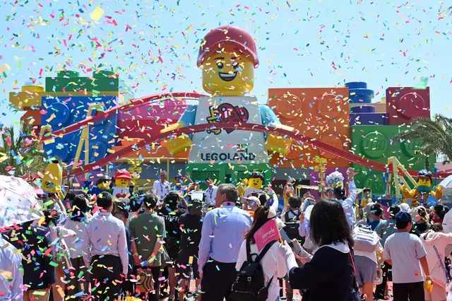 'Video thumbnail for Shanghai's Legoland opens to tourists: 85 million LEGO bricks used to build huge theme park'