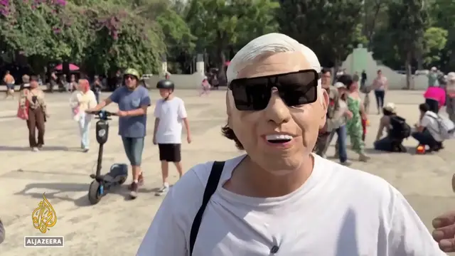 'Video thumbnail for US migrants blamed for Mexico City rent spike, locals protest soaring costs'