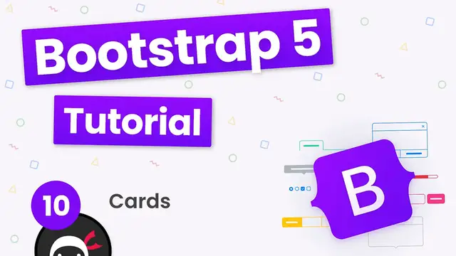 'Video thumbnail for Bootstrap 5 Crash Course Tutorial #10 - Cards'