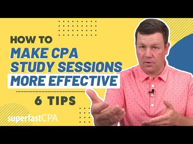 'Video thumbnail for How to Make Your CPA Study Sessions More Effective: 6 Easy Tips'