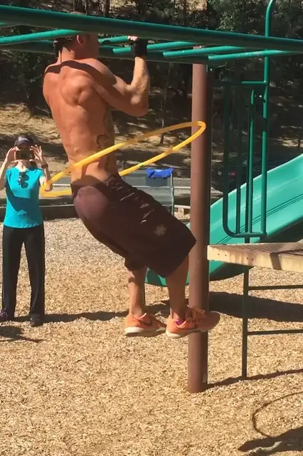 'Video thumbnail for Personal trainer combines hula hooping and fitness'
