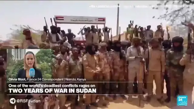 'Video thumbnail for Sudan in ‘world’s largest humanitarian crisis’ after two years of civil war'
