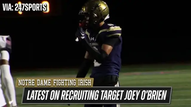 'Video thumbnail for Notre Dame has some ground to make up for an ELITE prospect!'