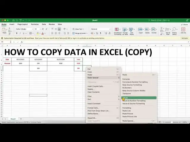 'Video thumbnail for Excel 365: Hướng dẫn sao chép dữ liệu trong Excel'