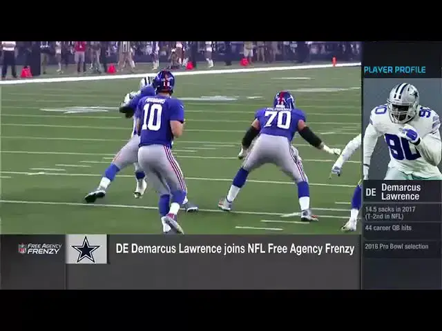 'Video thumbnail for lawnation sports: demarcus lawrence talks cowboys free agency, dez bryant'