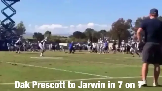 'Video thumbnail for law nation sports: dak prescott's awesome throws: randall cobb and jarwin highlights'