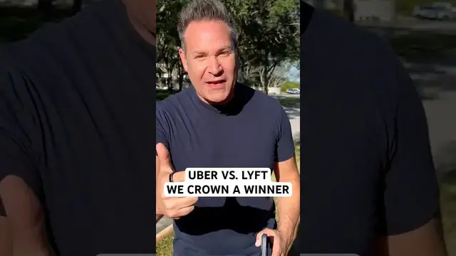 'Video thumbnail for UBER VS LYFT: I tested price and speed - here's the winner'