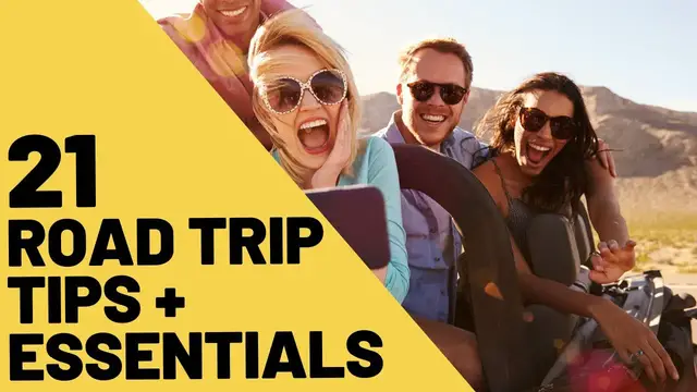 'Video thumbnail for 21 Road Trip Tips and Essentials [what to bring to make your trip much easier + safer]'