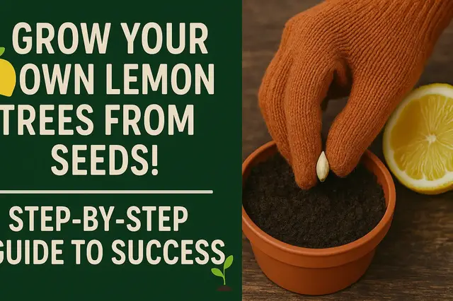 'Video thumbnail for 🍋 Grow Your Own Lemon Trees from Seeds! 🌱 Step-by-Step Guide to Success 🍋'
