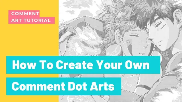 'Video thumbnail for How To Create Your Own Dot Arts For Instagram and Twitter Comments'