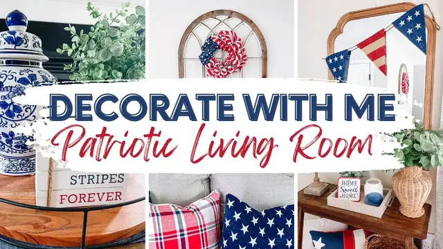'Video thumbnail for Decorate with Me // Patriotic Living Room // Americana Home Decor'