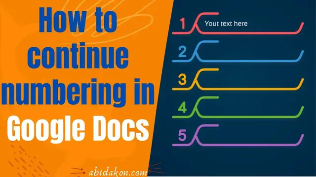 'Video thumbnail for How To Continue Numbering In Google Docs 2021'
