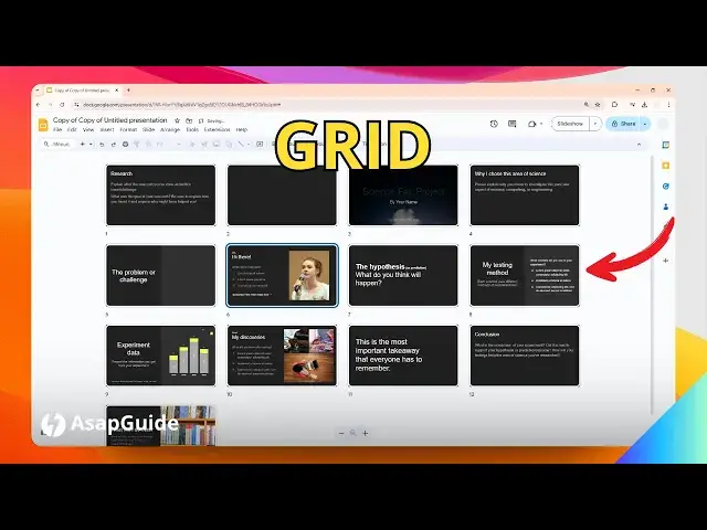 'Video thumbnail for How to View Slides as a Grid in Google Slides'