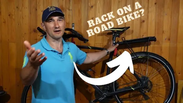 'Video thumbnail for Bike Rack For Road Bikes! (No More Sweaty Back)'
