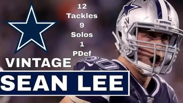 'Video thumbnail for law nation sports: sean lee's impactful performance cowboys vs giants film analysis'