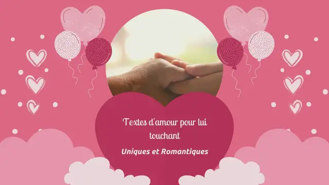 'Video thumbnail for Textes d'amour pour lui touchant'