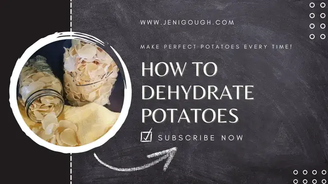 'Video thumbnail for How To Dehydrate Potatoes  //  Jeni Gough'