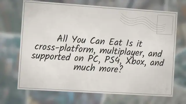 'Video thumbnail for Is Overcooked! All You Can Eat Cross Platform? PC, PS4, PS5, Switch, Xbox One, Xbox Series X/S'