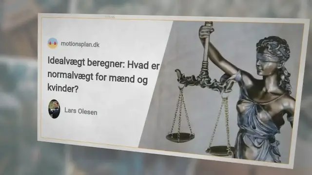 'Video thumbnail for Hvad er din idealvægt? Hvad er normalvægt for mænd og kvinder?'