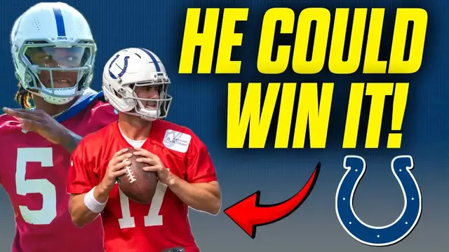 'Video thumbnail for a to z sports - nfl: colts' quarterback battle: daniel jones over anthony richardson?'