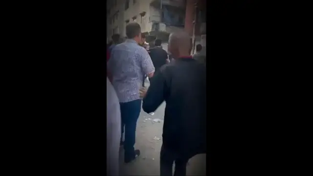 'Video thumbnail for ⚠️Trigger warning: Hamas conducts public execution in Gaza City Square'