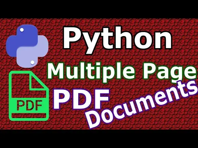 'Video thumbnail for Python Reading Multipe Page PDF Documents'
