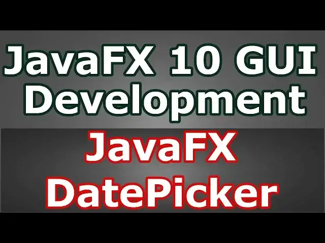 'Video thumbnail for JavaFX Date Picker (Java GUI Development)  #18'