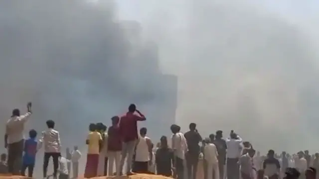'Video thumbnail for Air India flight crashes on takeoff in Ahmedabad, over 100 onboard'