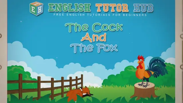 'Video thumbnail for The Cock And The Fox Story With Moral Lesson And Summary'