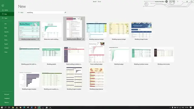 'Video thumbnail for Open an Existing Template in Excel'